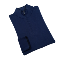 Michael Kors Macy's 1/4 Zip Sweater - Midnight