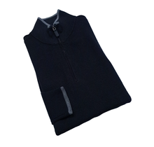 Michael Kors Macy's 1/4 Zip Sweater - Black