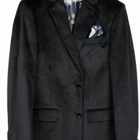 Soul Of London Velvet Touch Sport Coat - Black