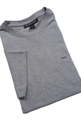 MICHAEL KORS CREWNECK T-SHIRT-HEATHER GREY