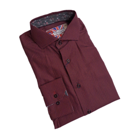 7 Downie St. Dress Shirt - F 2101 - Burgundy