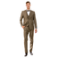 Sean Alexander Stacy Adams Tweed 3 Pc Suit - Tan