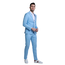 Tazzio Tazzio 2Pc Linen Suit - Baby Blue