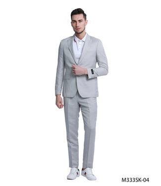 Tazzio Tazzio Linen Suit - Light Grey