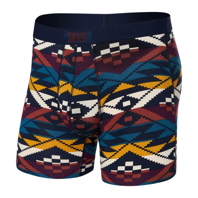 SAXX Vibe Boxer Brief - Asher Geo- Ocean Multi
