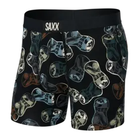 SAXX Vibe Boxer Brief - Friday Night Camo - Black