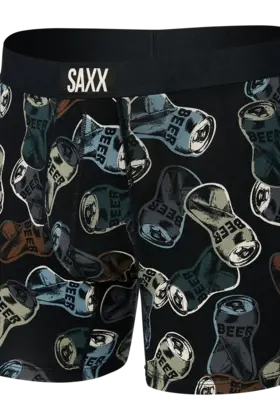 SAXX Vibe Boxer Brief - Friday Night Camo - Black