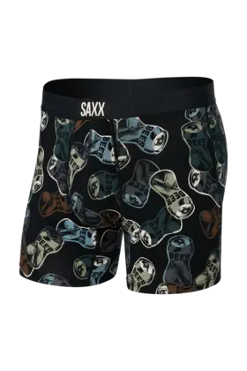 SAXX Vibe Boxer Brief - Friday Night Camo - Black