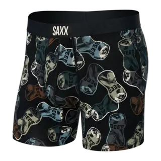SAXX Vibe Boxer Brief - Friday Night Camo - Black
