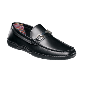 Stacy Adams Delano Moc Toe Bit Driver - Black