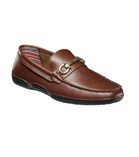 Stacy Adams Delano Moc Toe Bit Driver - Brown Stacy Adams Delano Moc Toe Bit Driver - Brown