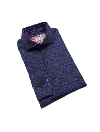NAVY 7 DOWNIE ST. DRESS SHIRT-2235