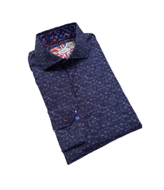 7 Downie St. NAVY 7 DOWNIE ST. DRESS SHIRT-2235