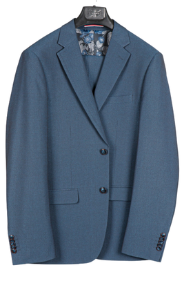 Soul Of London Birdseye Suit - Teal
