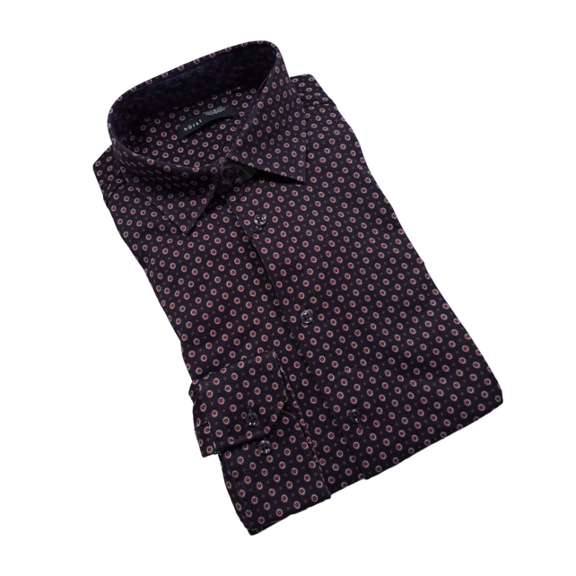 Horst Circle Pattern Sport Shirt - Burgundy Horst Circle Pattern Sport Shirt - Burgundy