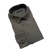 Horst Microdot Pattern Soft Dress Shirt - Khaki Green Horst Microdot Pattern Soft Dress Shirt - Khaki Green