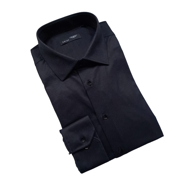 Horst Soft Dress Shirt - Black
