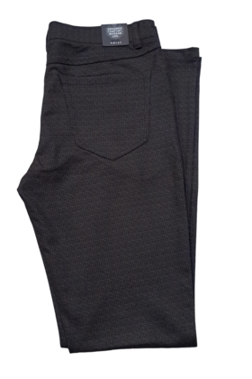 Horst Houndstooth Casual 4 Pocket Pants - Brown