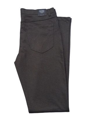 Horst Houndstooth Casual 4 Pocket Pants - Taupe