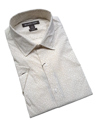 MICHAEL KORS SHORT SLEEVE DRESS SHIRT-DUNE DITYSY FLORAL