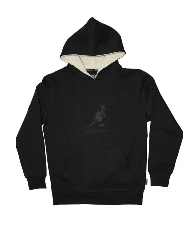 Kangol Pullover Sherpa Lined Hoodie