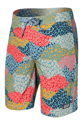 SAXX BETAWAVE 19" Boardie Shorts - Cheeta