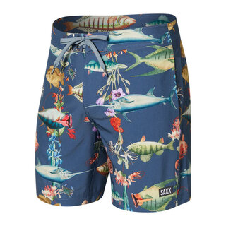 SAXX BETAWAVE  17" Boardie Shorts - Deep Dive