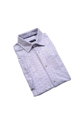 WHITE HORST SHORT SLEEVE FLORAL PATTERN DRESS SHIRT