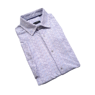 WHITE HORST SHORT SLEEVE FLORAL PATTERN DRESS SHIRT