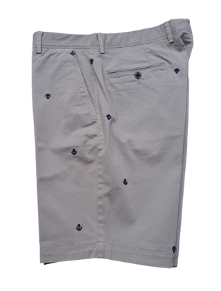 Horst Bermuda Shorts - Light Grey/Blue