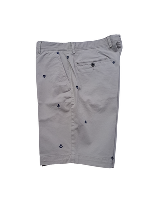 Horst Bermuda Shorts - Light Grey/Blue