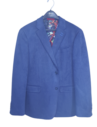 7 DOWNIE ST. VELVET SPORT COAT - BLUE