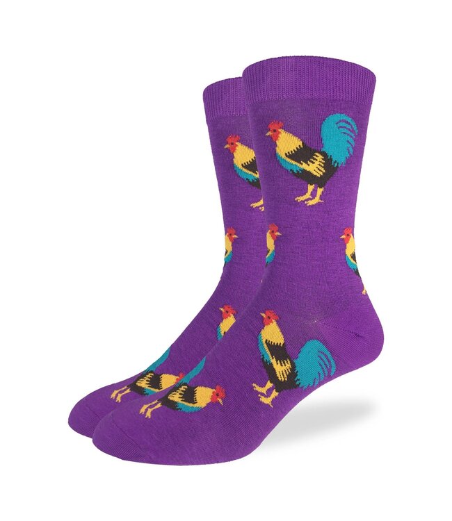 Good Luck Socks Good Luck Socks - Purple Rooster