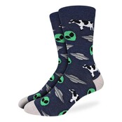 Good Luck Socks - Aliens and Cows Good Luck Socks - Aliens and Cows