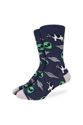 Good Luck Socks - Aliens and Cows