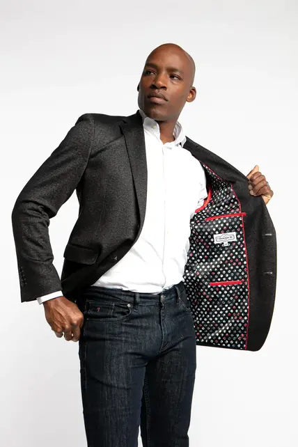 7 Downie St. Knit Sport Coat - Olympus - Dark Grey 7 Downie St. Knit Sport Coat - Olympus - Dark Grey