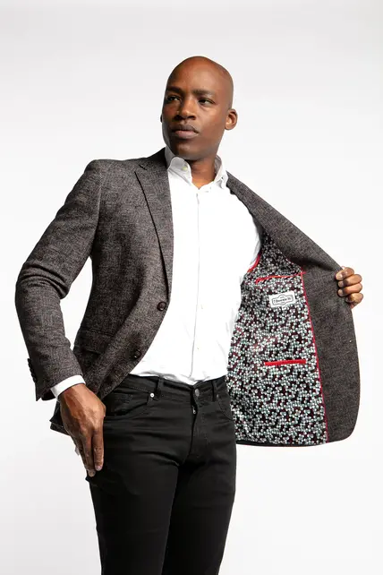 7 Downie St. Wool Blend Glen Plaid Sport Coat - Theo