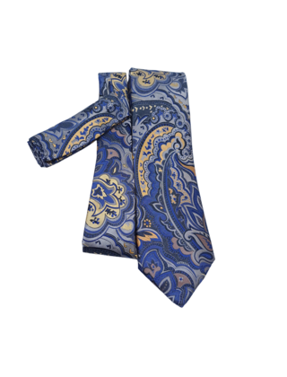 Barcelona Tie & Pocket Square - 2523
