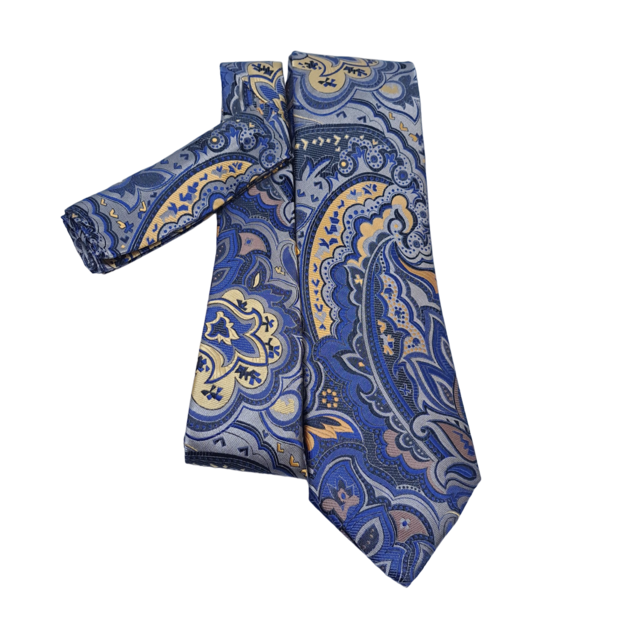Barcelona Tie & Pocket Square - 2523