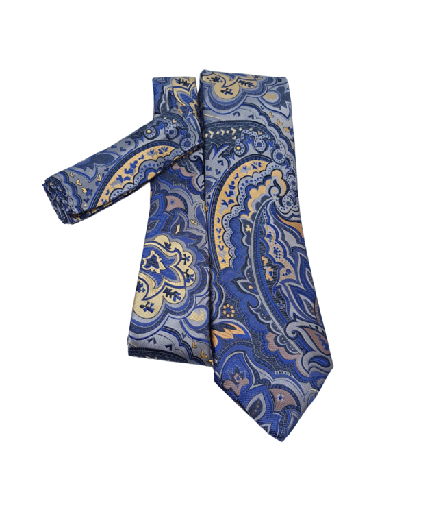 Barcelona Tie & Pocket Square - 2523