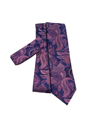 Barcelona Tie & Pocket Square - 2562