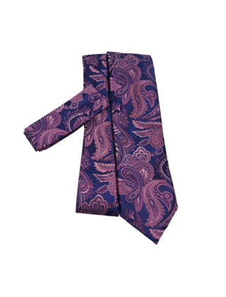 Barcelona Tie & Pocket Square - 2562