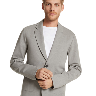 Michael Kors Wool Ponte Sport Coat - Ash Melange
