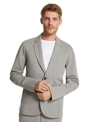 Michael Kors Wool Ponte Sport Coat - Ash Melange