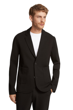 Michael Kors Wool Ponte Sport Coat - Black