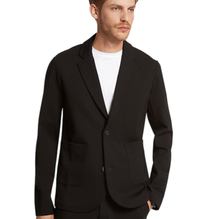 Michael Kors Wool Ponte Sport Coat - Black