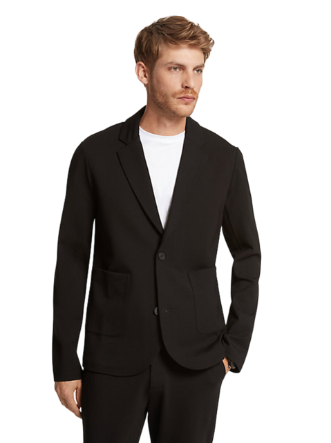 Michael Kors Wool Ponte Sport Coat - Black