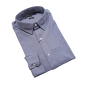 Michael Kors Performance Stretch Dress Shirt - Gingham - Danish Blue