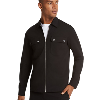 Michael Kors Wool Ponte 2 Pocket Zip Jacket