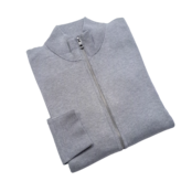 Michael Kors Core Full Zip Sweater - Heather Grey Michael Kors Core Full Zip Sweater - Heather Grey